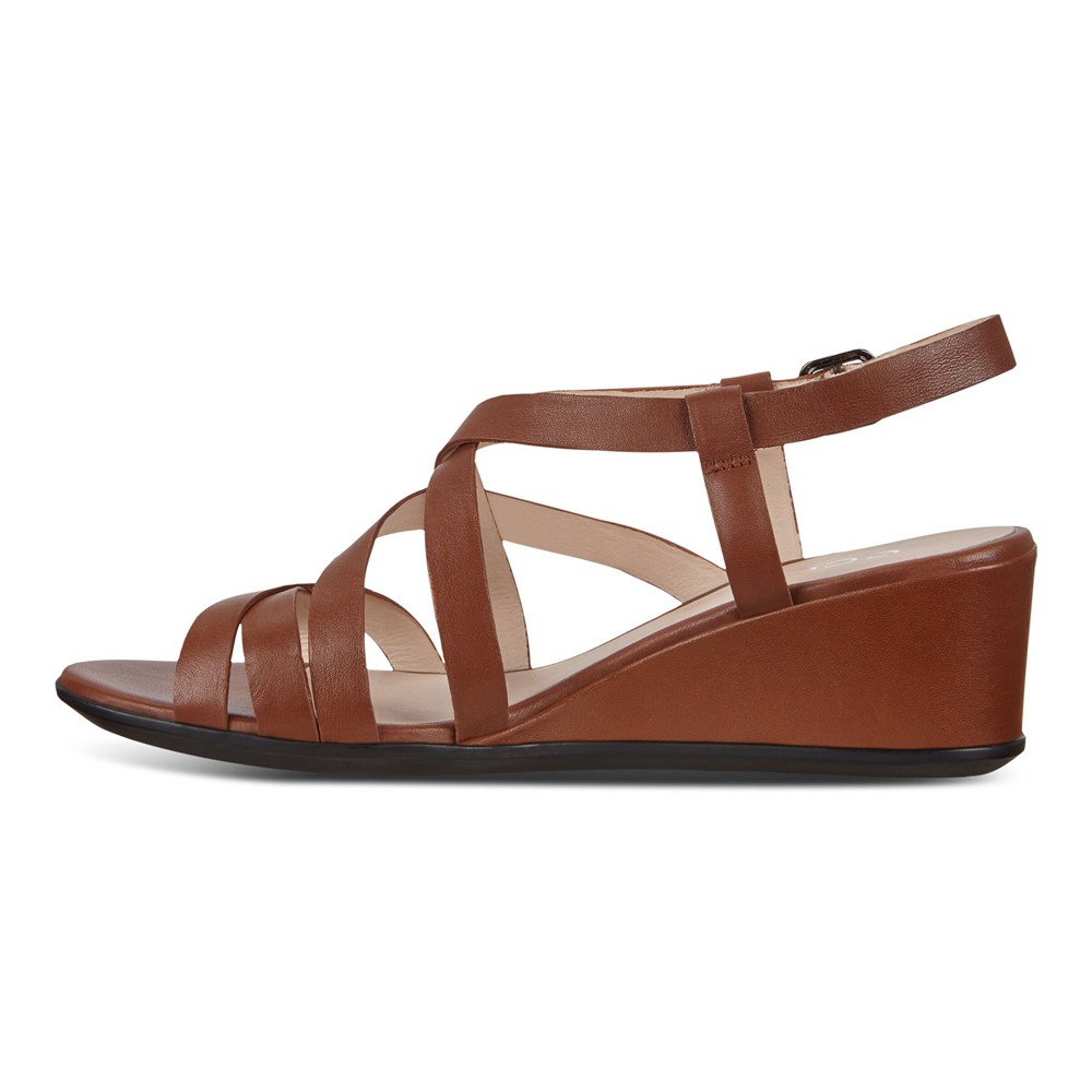 Sandalias Mujer - ECCO Shape 35 Wedge - Marrom - PGF602931